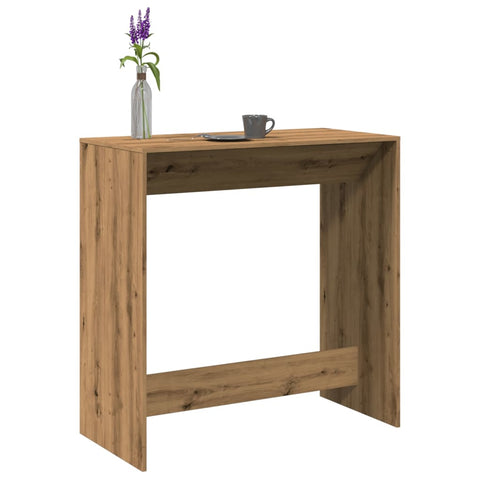 ZNTS Bar Table Artisan Oak 102x50x103.5 cm Engineered Wood 854435