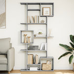 Book Cabinet Concrete Grey 92x29x188 cm Engineered Wood 3310319