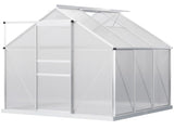 190 x 190cm Walk-In Polycarbonate Greenhouse T3398P318734
