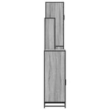 4 Piece Bathroom Furniture Set Grey Sonoma Engineered Wood 3301188