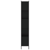 Bookcase Black 72x28x172 cm Engineered Wood 3213652
