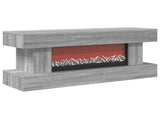 Electric Fireplace Grey Sonoma 100 x 30 x 44 cm Engineered wood 8020781