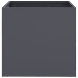 Planters 2 pcs Anthracite 49x47x46 cm Steel 841564