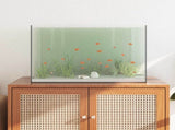 Aquarium with Storage Transparent 60 x 35 x 40 cm Glass 42020385