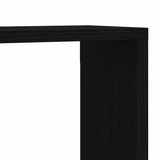 Wall Shelves 4 pcs Black Oak 80 x 15 x 26 cm Engineered Wood 862644