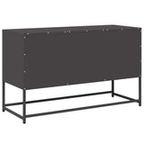 ZNTS TV Cabinet Black 100.5x39x60.5 cm Steel 853380