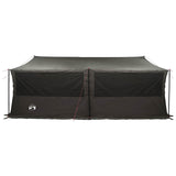 Family Tent Brown grey 600 x 400 x 268 cm Polyester and Steel 42029015