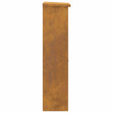 Parcel Drop Box Rusty 44.5 x 29 x 110.5 cm Weathering Steel 874932