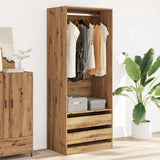 Wardrobe Artisian Oak 80x50x200 cm Engineered Wood 3307755