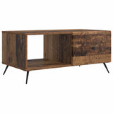 Coffee Table Old Wood 90 x 50 x 40 cm Engineered Wood 895653