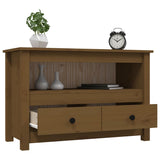 TV Cabinet Honey Brown 79x35x52 cm Solid Wood Pine 821500