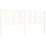 Bed Frame without Mattress White Super King Size Solid Wood 3194132