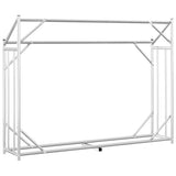 Firewood Rack with Rain Cover 151x40.5x110.5 cm Galvanised Steel 4104940