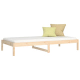 Day Bed Natural Wood Solid pine wood 90x200 cm Day Bed 820412