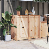 Outdoor Kitchen Cabinet MEPPEL Solid Wood Pine 3196155