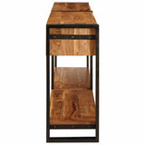 Console Tables 2 pcs Brown 200 x 33 x 75 cm Solid Acacia wood 3324227