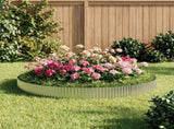 Lawn Edging 20 m x 30 cm Galvanised Steel Silver 42030147