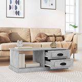 Coffee Table Concrete Grey 90x50x35 cm Engineered Wood 816244