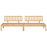 Garden Pallet Middle Sofas 2 pcs Solid Wood Acacia 365852