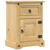 ZNTS Bedside Cabinet Corona 45x35x64 cm Solid Wood Pine 4005655