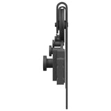 Sliding Door Hardware Kit 200 cm Steel Black 4009725