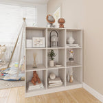 Book Cabinet/Room Divider White 104x33.5x110 cm Solid Pinewood 809973