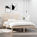 3104058 Bed Frame without Mattress Solid Wood 120x200 cm