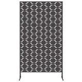 Privacy Screen 100 x 50 x 180 cm Steel Black 868577