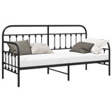 Daybed Frame Black 80 x 200 cm Powder-Coated Steel 42002629