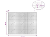 Gabion with 5 mm Wire and 5x2.5 cm Mesh 150x10x150 cm 3463509