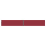 Retractable Side Awning Red 140x1000 cm 318029