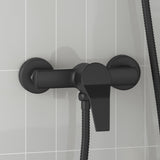 Shower Mixer Tap Black G 1 / 2 inches Brass 42023389