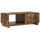 Coffee Table Smoked Oak 95 x 50.5 x 35 cm Engineered Wood 8011446