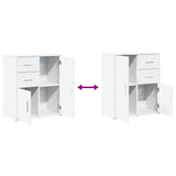 Sideboard White 60x31x70 cm Engineered Wood 840478