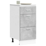 Bottom Cabinet Lyon Concrete Grey 40x46x81.5 cm Engineered Wood 854214
