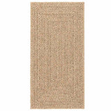 Rug ZIZUR Beige 80x250 cm Jute Look Indoor and Outdoor 4010391