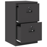 File Cabinet Black 45.5 x 42 x 74.5 cm Cold-Rolled Steel 891610