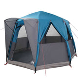 Cabin Tent 3-Person with Roof Blue and Grey 320 x 320 x 203 cm 42004033