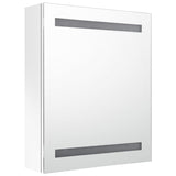 LED Bathroom Mirror Cabinet Shining White 50x14x60 cm 326486