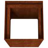 Planter 40x40x80 cm Corten Steel 824524