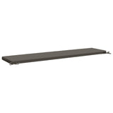 2-Piece Bench Cushions SOEST 2 pcs 100% Polyester Grey 949159