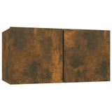 5 Piece TV Cabinet Set Smoked Oak Engineered Wood 3114435