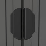 Garden Shed Light Grey 192x108x223 cm Galvanised Steel 319269