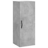 Highboard Concrete Grey 34.5x34x180 cm Engineered Wood 3199013