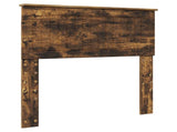 Bed Frame with Drawer Smoked Oak 90 x 200 cm Engineer Wood 3410746