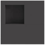 Fire Pit Black 100 x 100 x 30 cm Steel 859000