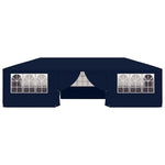 Professional Party Tent with Side Walls 4x9 m Blue 90 g/m 48530