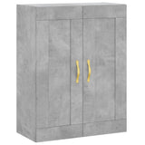 Wall Mounted Cabinet Concrete Grey 69.5x34x90 cm Engineered Wood 835014