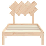 Bed Frame without Mattress 90x200 cm Solid Wood Pine 3193711