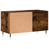 ZNTS Record Cabinet Smoked Oak 85x38x48 cm Engineered Wood 831697